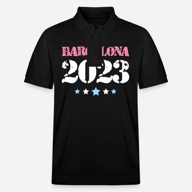 Barcelone 2023 - Polo PREPSTER bio Stanley/Stella Unisexe - noir