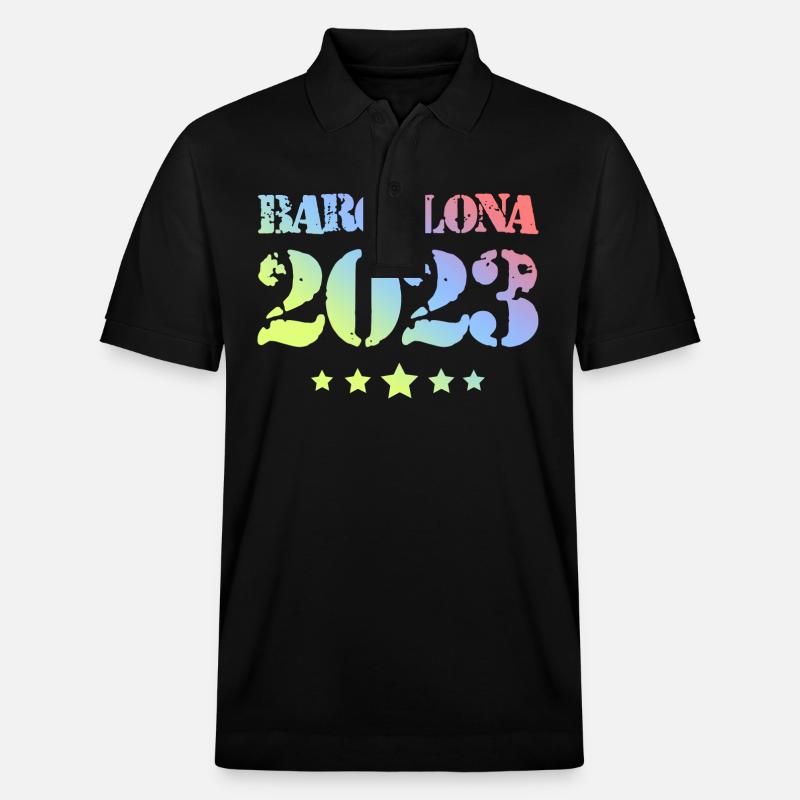 Barcelone 2023 - Polo PREPSTER bio Stanley/Stella Unisexe - noir