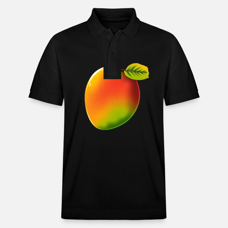 Mango - Comic-Stil - Stanley/Stella Unisex Bio-Poloshirt PREPSTER - Schwarz