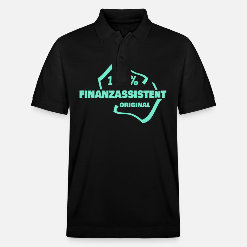 Profession : Assistante financière - Polo PREPSTER bio Stanley/Stella Unisexe - noir