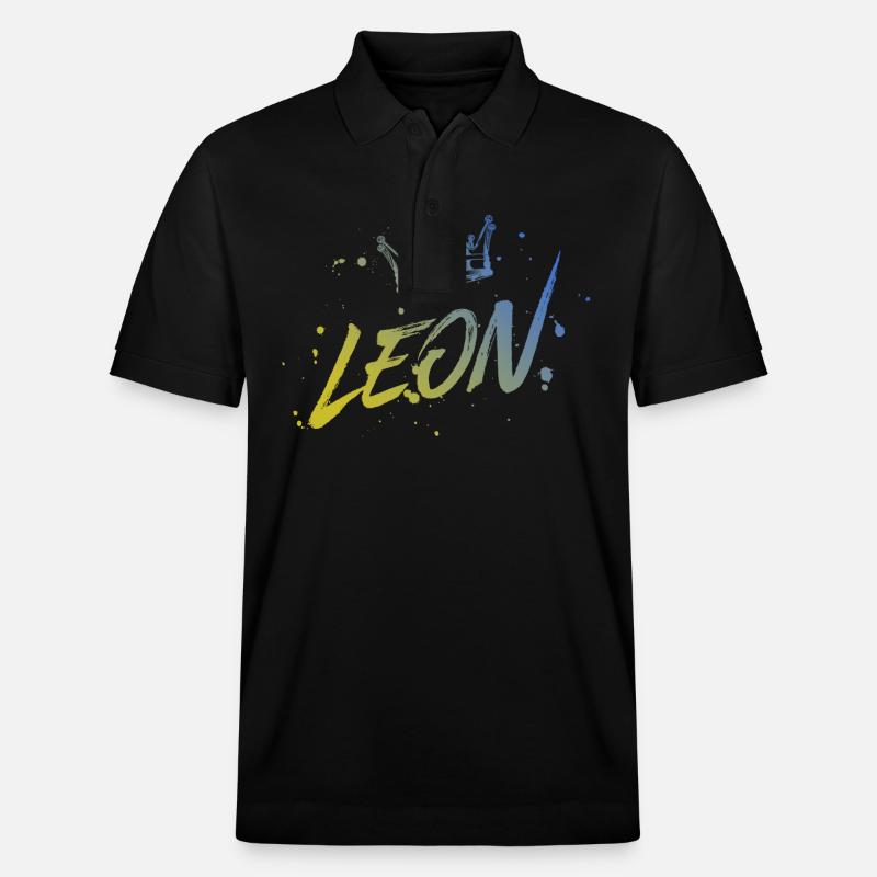 Leon - Stanley/Stella Unisex Bio-Poloshirt PREPSTER - Schwarz