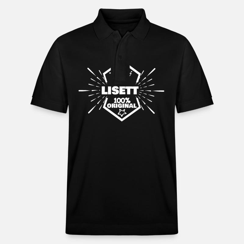 Lisett - Stanley/Stella Unisex Bio-Poloshirt PREPSTER - Schwarz