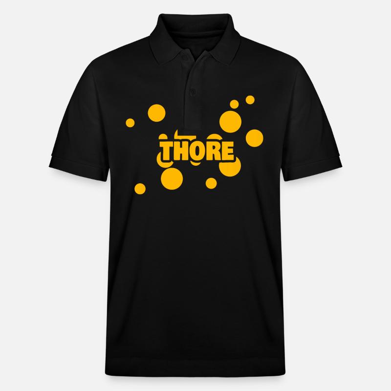 Geschenk für Thore - Stanley/Stella Unisex Bio-Poloshirt PREPSTER - Schwarz