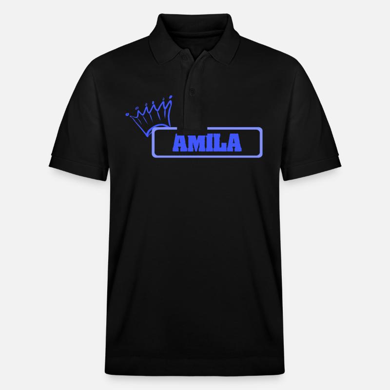 Schwester Amila - Stanley/Stella Unisex Bio-Poloshirt PREPSTER - Schwarz