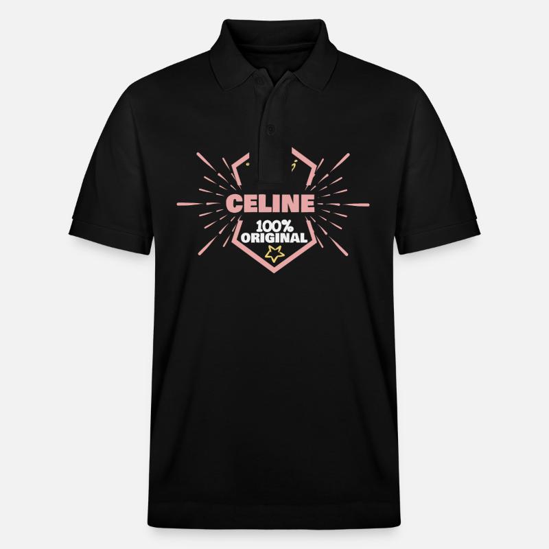 Céline - Polo PREPSTER bio Stanley/Stella Unisexe - noir