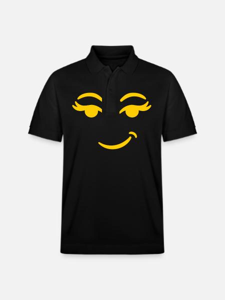 Smile - Stanley/Stella Unisex Bio-Poloshirt PREPSTER - Schwarz