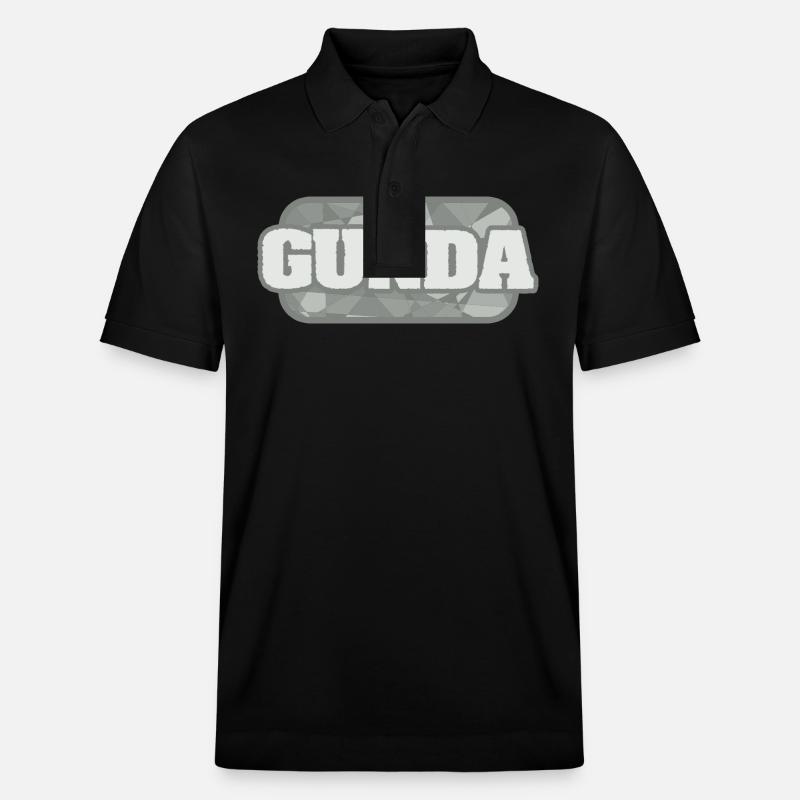 Gunda - Polo PREPSTER bio Stanley/Stella Unisexe - noir