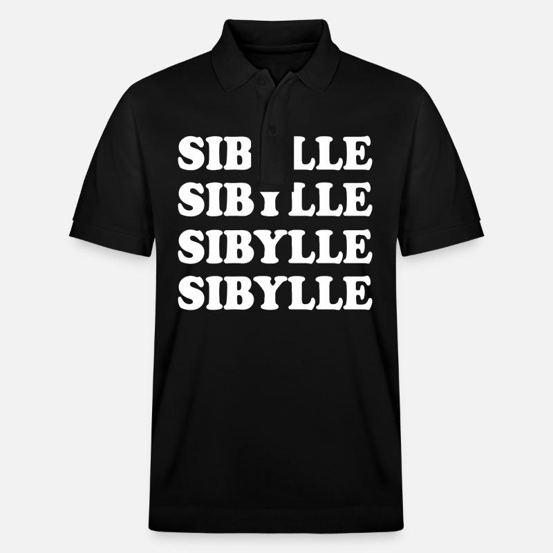 Sibylle - Stanley/Stella Unisex Bio-Poloshirt PREPSTER - Schwarz