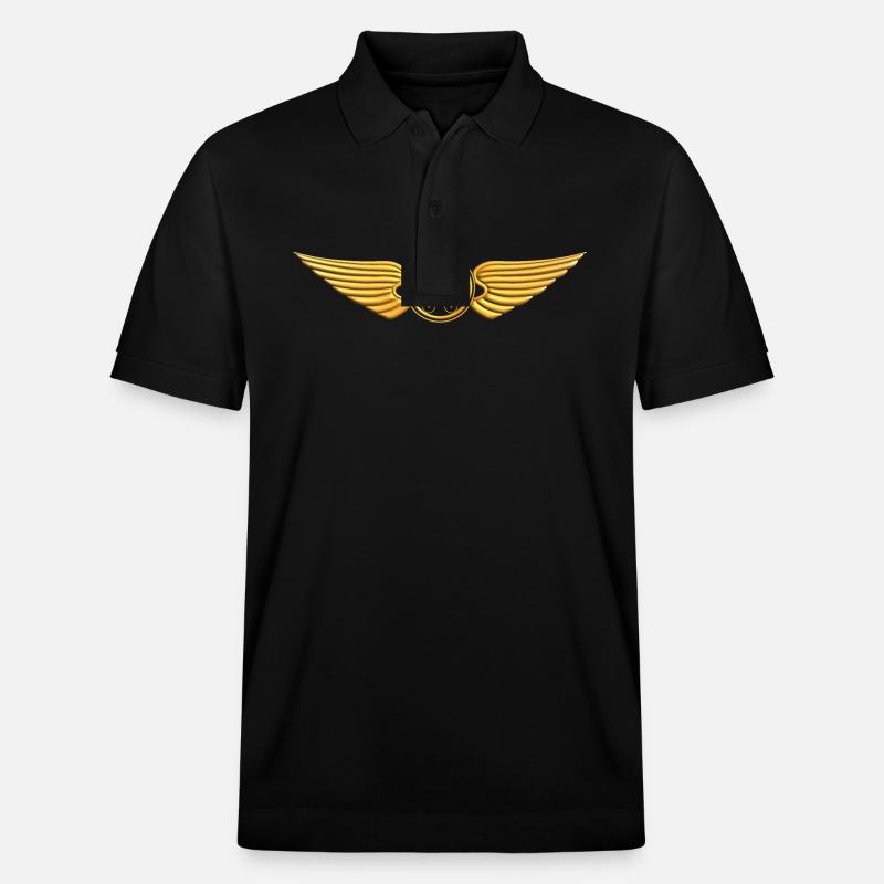 Drone Pilot Drohne - Stanley/Stella Unisex Bio-Poloshirt PREPSTER - Schwarz