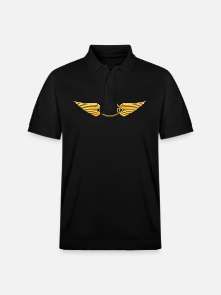 Drone Flying - Drone Pilot - Stanley/Stella Unisex Organic Polo Shirt PREPSTER - black