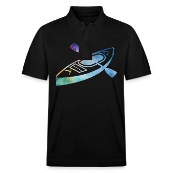 Kajak - Stanley/Stella Unisex Bio-Poloshirt PREPSTER - Schwarz - Vorne - Roxy (174cm) & Andy (188cm)