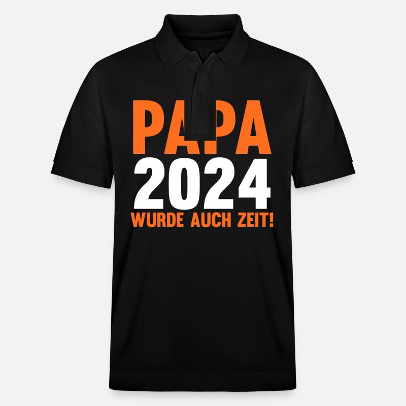 Werdender Papa 2039 - Stanley/Stella Unisex Bio-Poloshirt PREPSTER - Schwarz