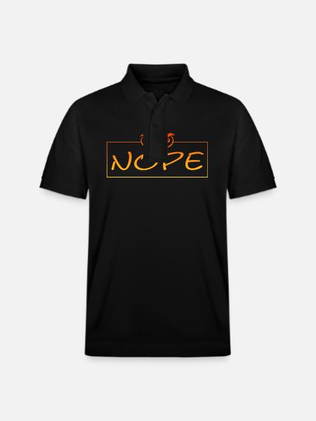 Nope - Stanley/Stella Unisex Bio-Poloshirt PREPSTER - Schwarz
