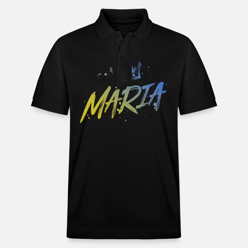 Maria - Stanley/Stella Unisex Bio-Poloshirt PREPSTER - Schwarz