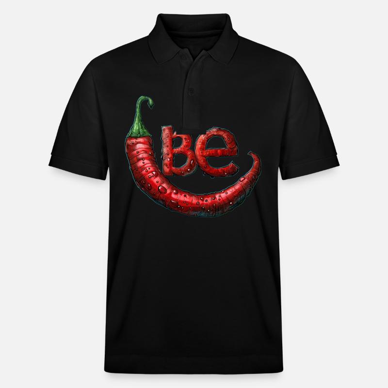 be Chilli - Stanley/Stella Unisex Bio-Poloshirt PREPSTER - Schwarz