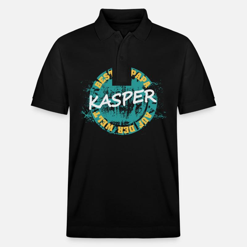 Kasper comme fête des pères - Polo PREPSTER bio Stanley/Stella Unisexe - noir