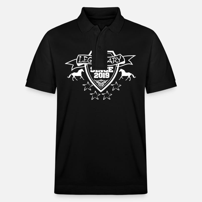 2019 - Polo PREPSTER bio Stanley/Stella Unisexe - noir
