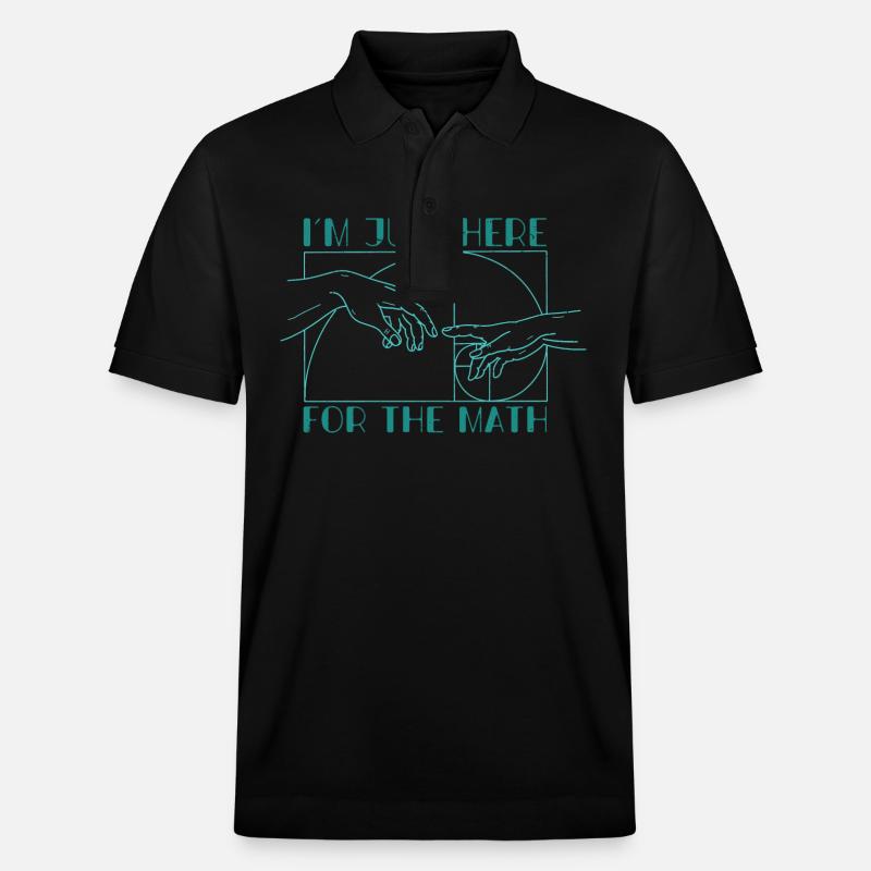 Fibonacci Zahlen Geometrie Mathe Lehrer - Stanley/Stella Unisex Bio-Poloshirt PREPSTER - Schwarz