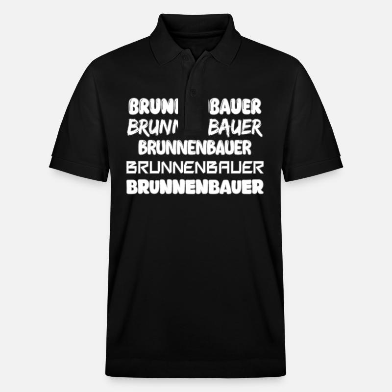 Job Well Builder - Polo PREPSTER bio Stanley/Stella Unisexe - noir