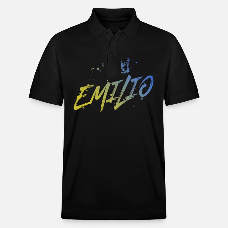 Emilio - Stanley/Stella Unisex Bio-Poloshirt PREPSTER - Schwarz