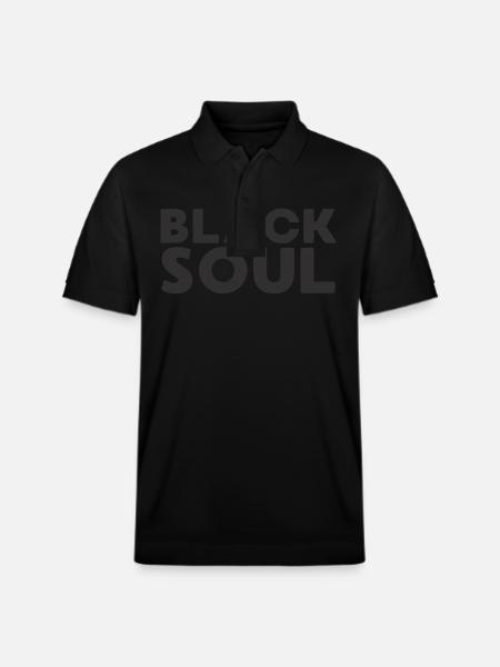 Black Soul Black Edition - Stanley/Stella Unisex Organic Polo Shirt PREPSTER - black