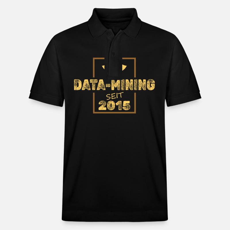 datamining 2015 - Stanley/Stella Unisex Bio-Poloshirt PREPSTER - Schwarz