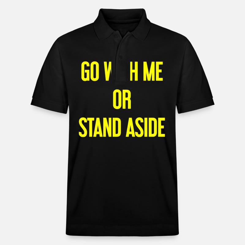 Geh mit oder beiseite - Stanley/Stella Unisex Bio-Poloshirt PREPSTER - Schwarz