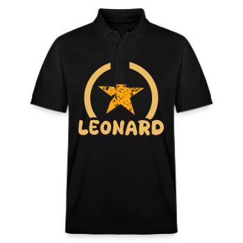 Cadeau pour Leonard - Polo PREPSTER bio Stanley/Stella Unisexe - noir - Devant - Roxy (174cm) & Andy (188cm)