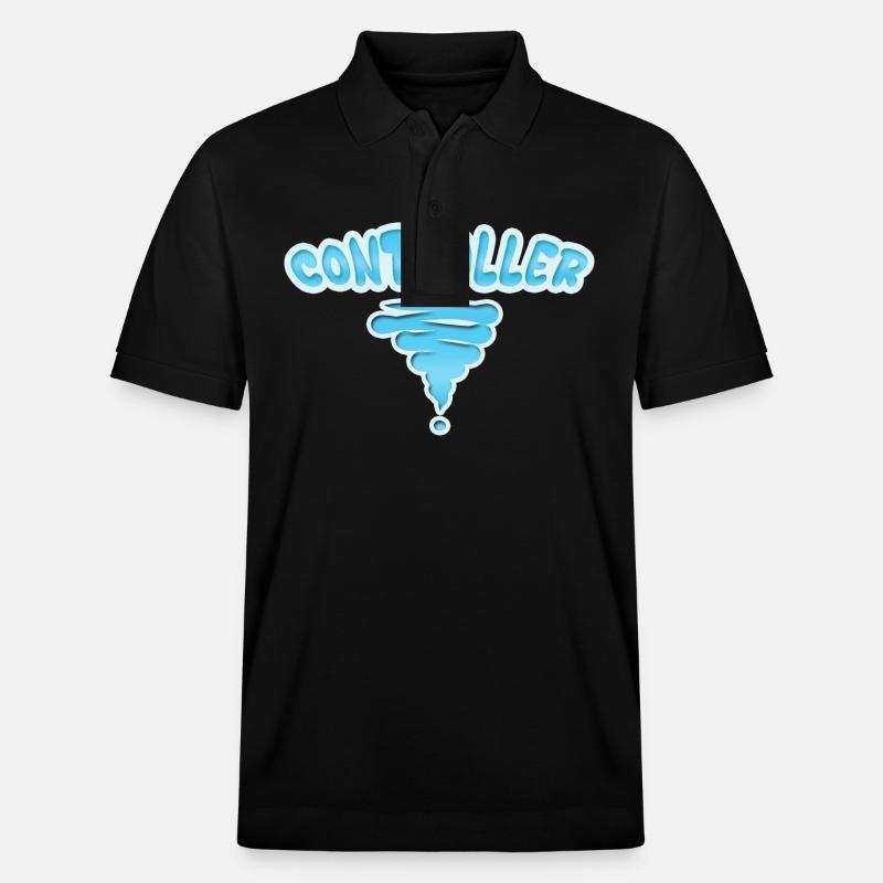 Controller as a profession - Stanley/Stella Unisex Organic Polo Shirt PREPSTER - black