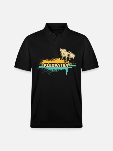 Urlaub Kleopatra - Stanley/Stella Unisex Bio-Poloshirt PREPSTER - Schwarz