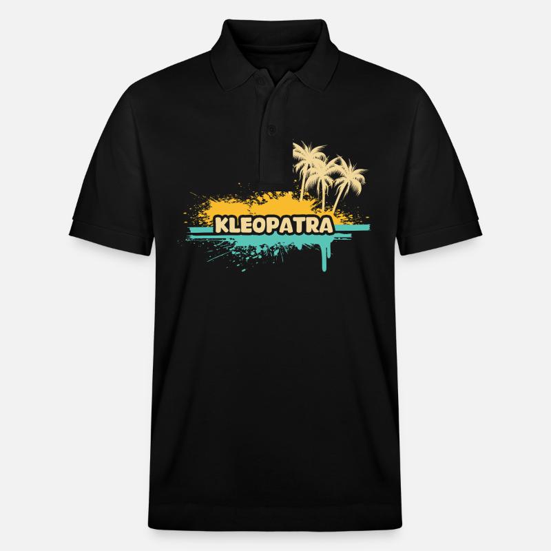 Cléopâtre des Fêtes - Polo PREPSTER bio Stanley/Stella Unisexe - noir