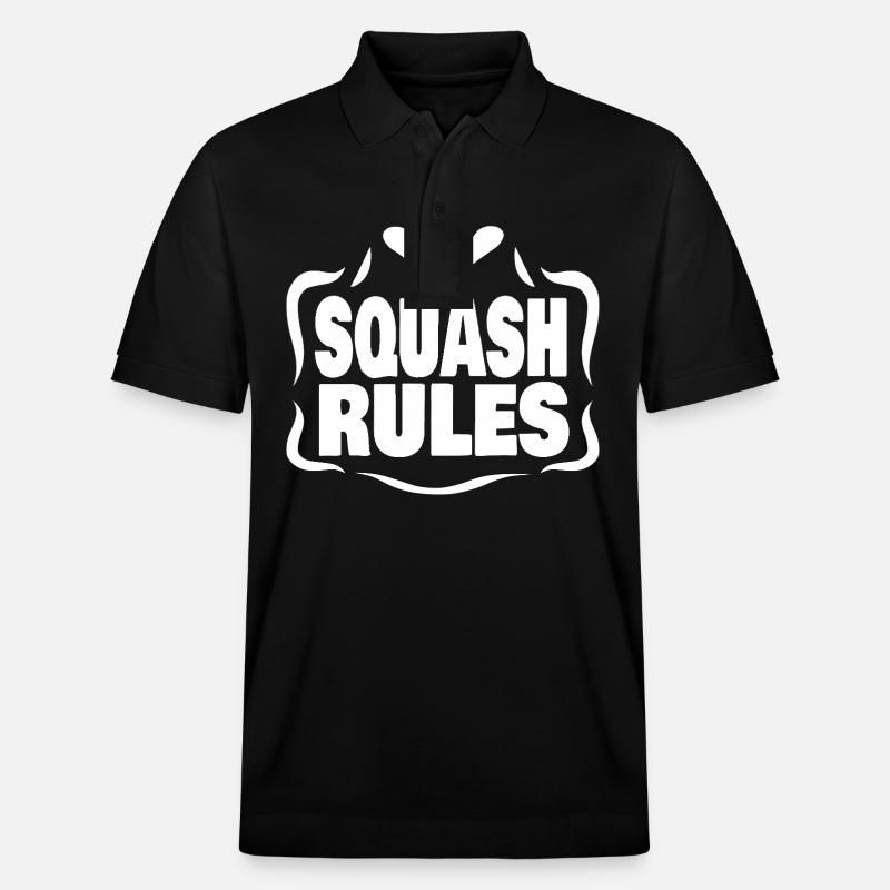 Squash Squash - Stanley/Stella Unisex Bio-Poloshirt PREPSTER - Schwarz