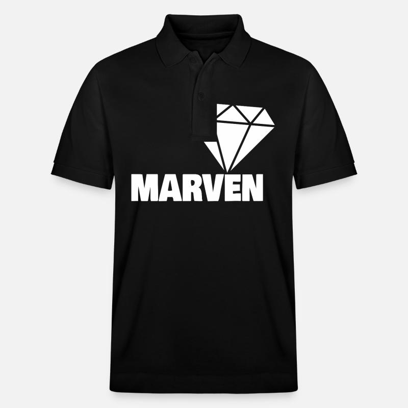 Marven comme noble - Polo PREPSTER bio Stanley/Stella Unisexe - noir