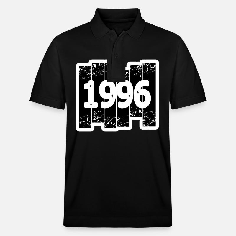 Année 1996 - Polo PREPSTER bio Stanley/Stella Unisexe - noir