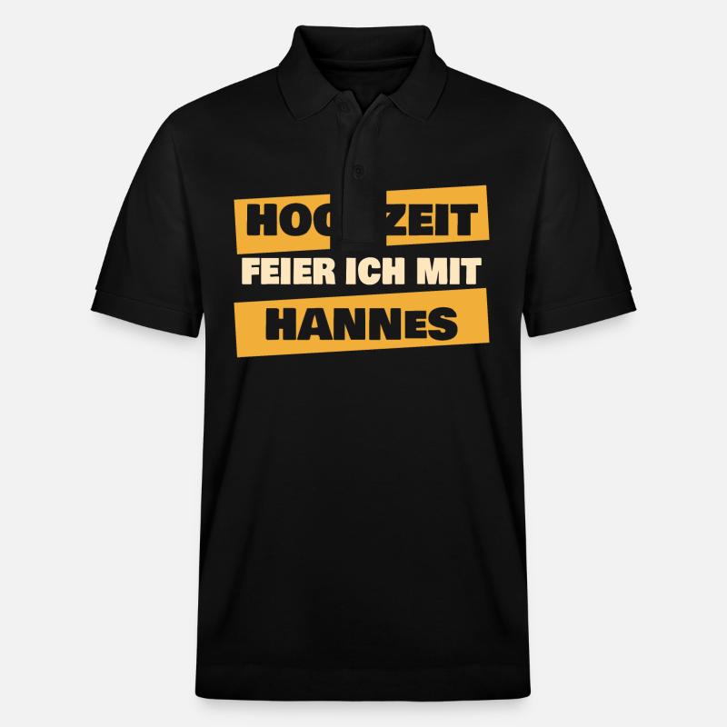 Hannes - Stanley/Stella Unisex Bio-Poloshirt PREPSTER - Schwarz