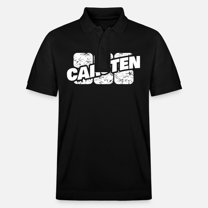 Geschenk für Carsten - Stanley/Stella Unisex Bio-Poloshirt PREPSTER - Schwarz