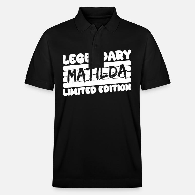 Nom : Matilda - Polo PREPSTER bio Stanley/Stella Unisexe - noir