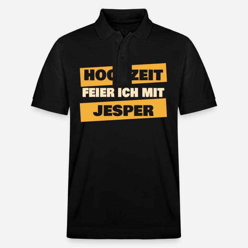 JGA Jesper - Stanley/Stella Unisex Bio-Poloshirt PREPSTER - Schwarz