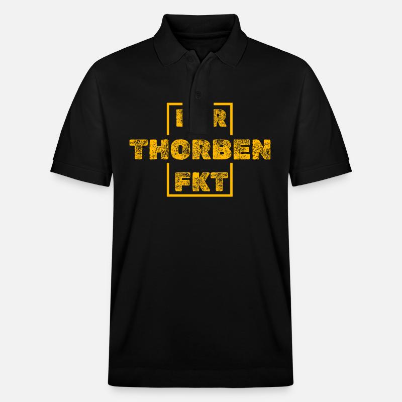 Thorben - Polo PREPSTER bio Stanley/Stella Unisexe - noir