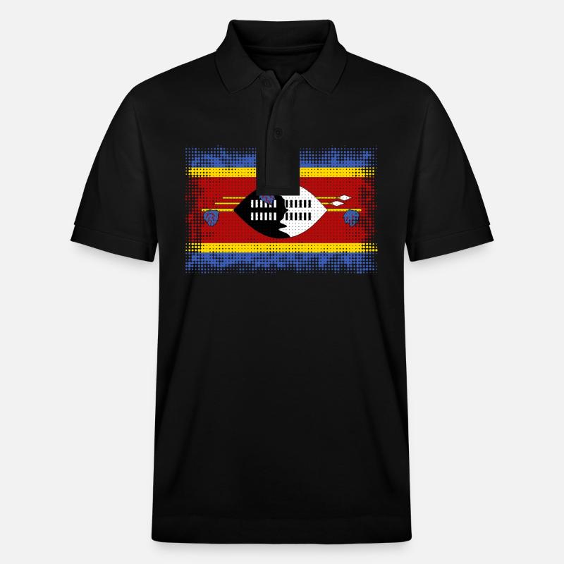 Eswatini - Stanley/Stella Unisex Bio-Poloshirt PREPSTER - Schwarz