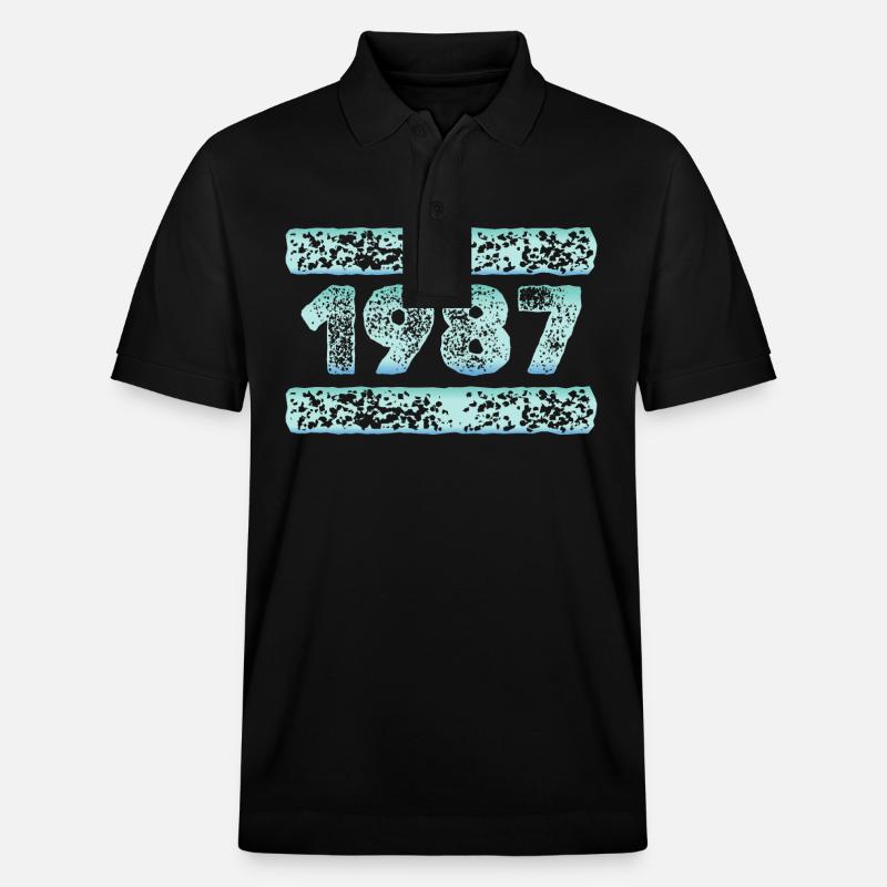 1987 - Stanley/Stella Unisex Bio-Poloshirt PREPSTER - Schwarz