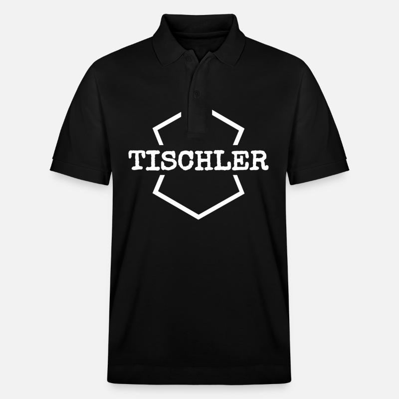Work Carpenter - Stanley/Stella Unisex Organic Polo Shirt PREPSTER - black