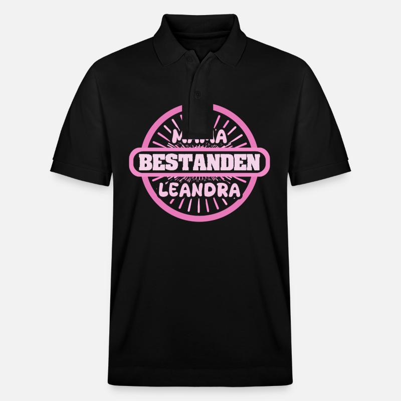 Leandra as a given name - Stanley/Stella Unisex Organic Polo Shirt PREPSTER - black