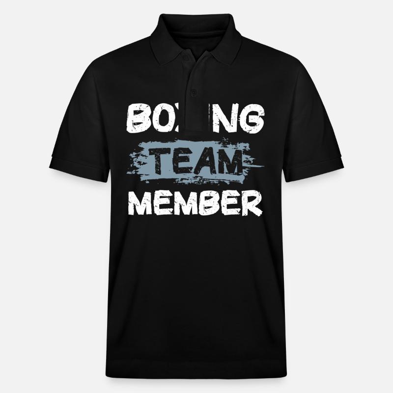 Équipe de boxe - Polo PREPSTER bio Stanley/Stella Unisexe - noir