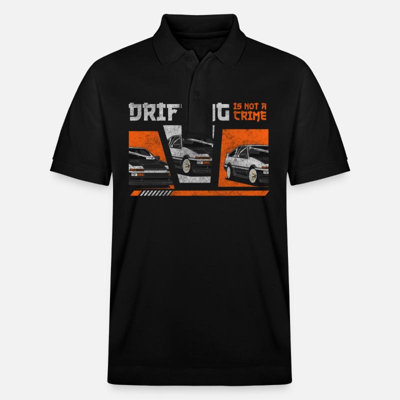 Drifting Queren Turbo Racing - Polo PREPSTER bio Stanley/Stella Unisexe - noir