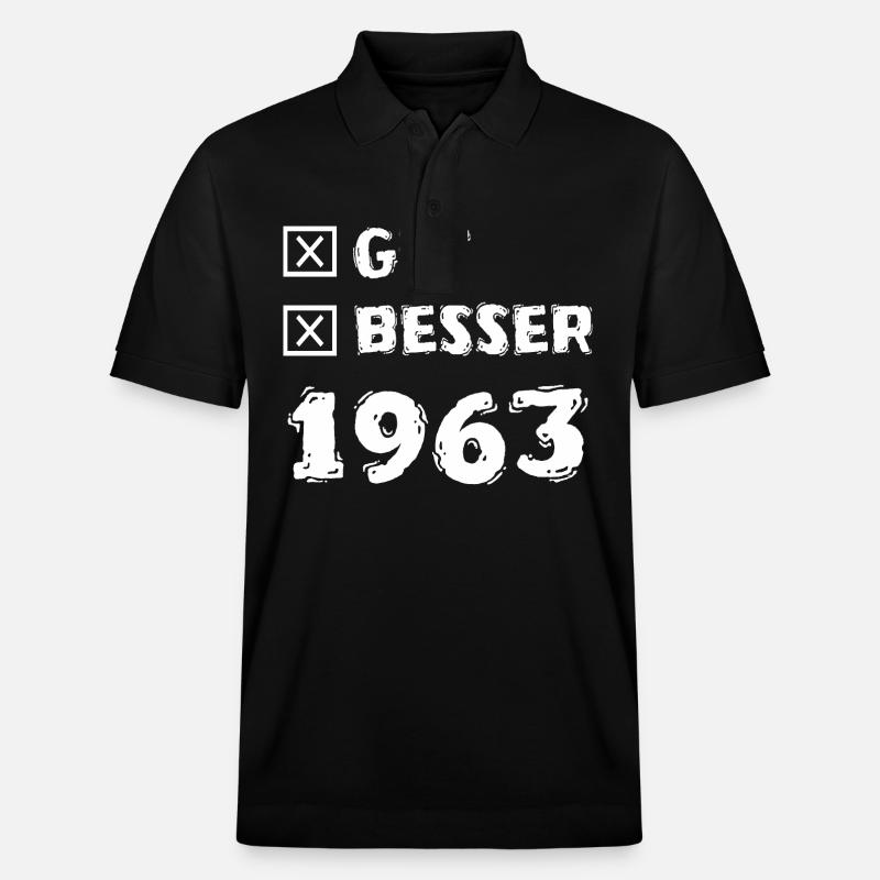 Bon 1963 - Polo PREPSTER bio Stanley/Stella Unisexe - noir