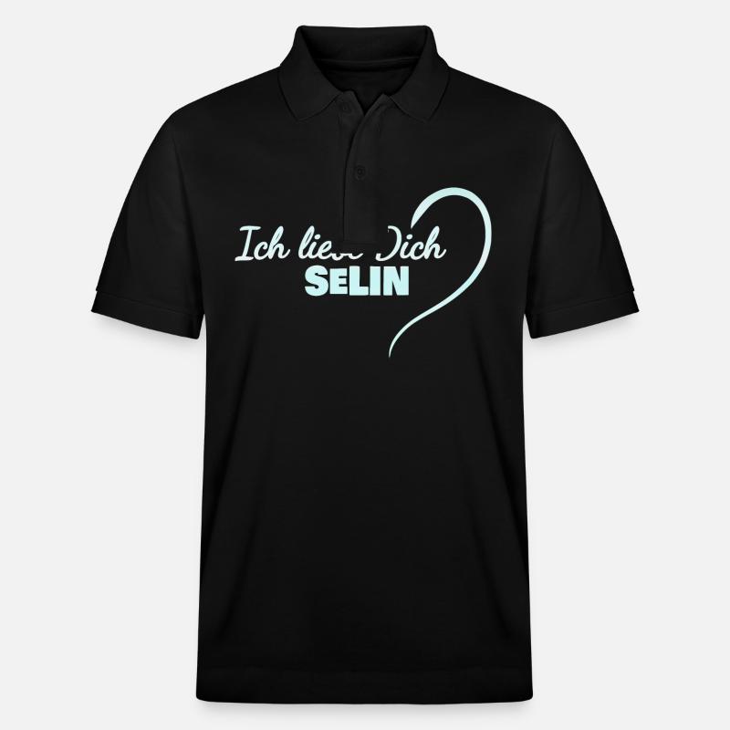 Selin - Polo PREPSTER bio Stanley/Stella Unisexe - noir