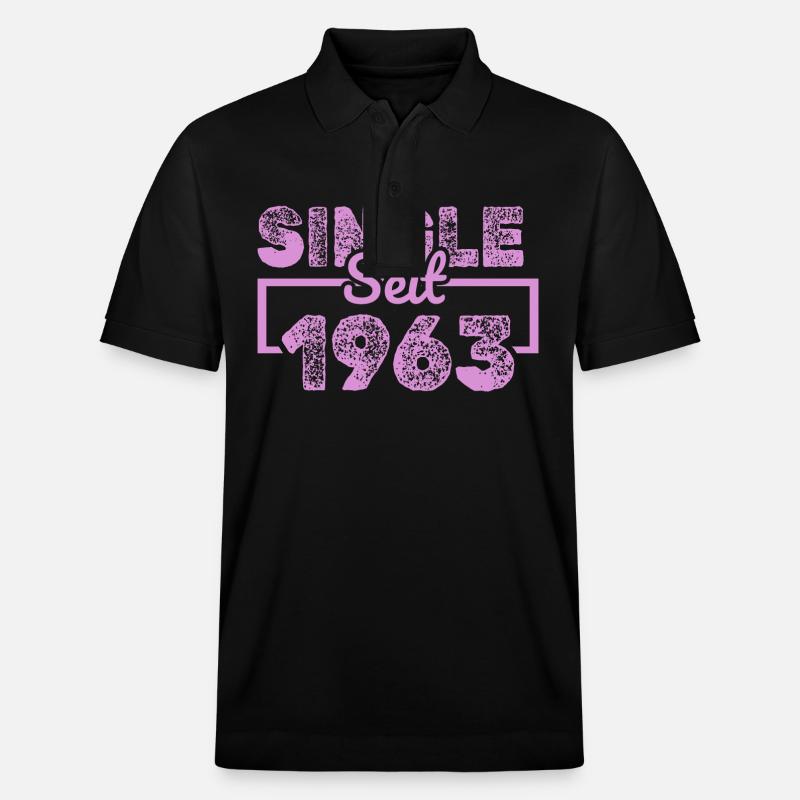 Single, 1963 - Polo PREPSTER bio Stanley/Stella Unisexe - noir