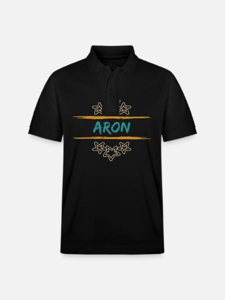 Aron - Stanley/Stella Unisex Organic Polo Shirt PREPSTER - black