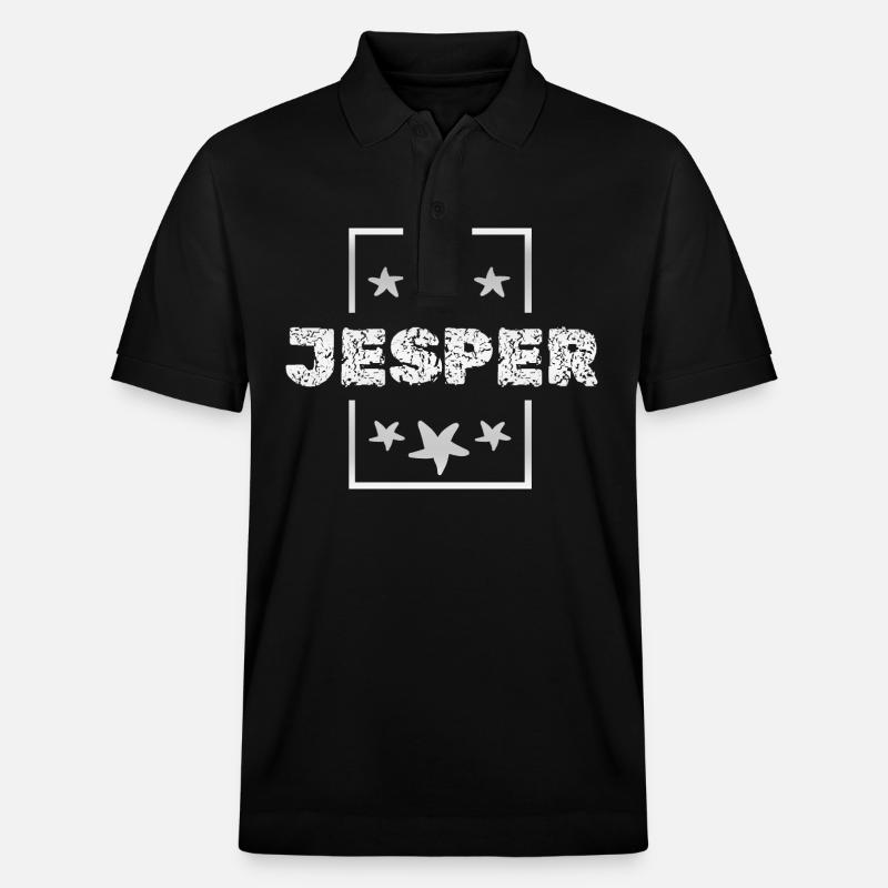 Jesper - Polo PREPSTER bio Stanley/Stella Unisexe - noir